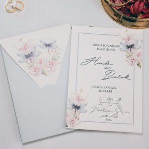 Invitatii nunta: 2458-armony-24 1 invitatii de nunta florisimesaje.ro