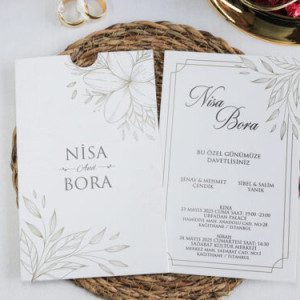 Invitatii nunta: 2503-armony-24 1 invitatii de nunta florisimesaje.ro