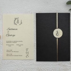 Invitatii de nunta: 9266ek 1 invitatii de nunta florisimesaje.ro
