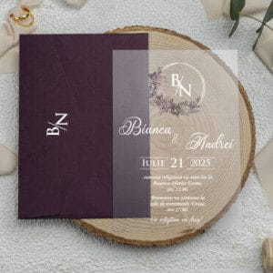 Invitatii de nunta: 9267ek 1 invitatii de nunta florisimesaje.ro