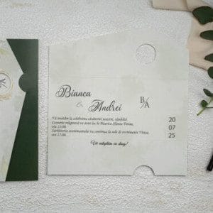 Invitatii de nunta: 9332ek 1 invitatii de nunta florisimesaje.ro