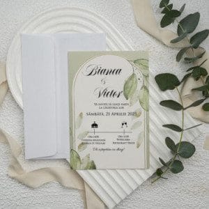 Invitatii de nunta: 9344ek 1 invitatii de nunta florisimesaje.ro