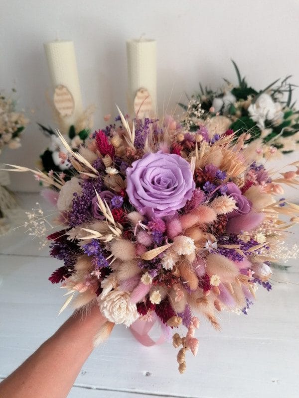 Buchet flori criogenate si plante uscate 1 Buchet flori criogenate si plante uscate