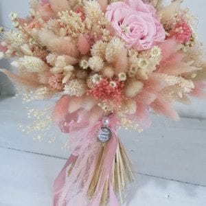 Home 4 Buchet flori criogenate roz, piersiciu si ivoire