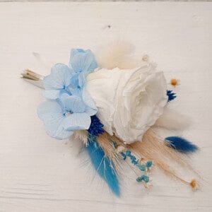 Cocarda mire - alb, bleu si albastru 8 Cocarda mire - alb, bleu si albastru