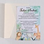 Invitatie botez Safari - Jungla