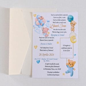Invitatii botez Ursuleti 2 Invitatii botez Ursuleti
