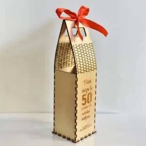 Cutie de vin personalizata – Cadou Aniversar 50 de Ani 4 Cutie de vin personalizata – Cadou Aniversar 50 de Ani