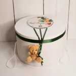 cutie catifea pentru trusou botez