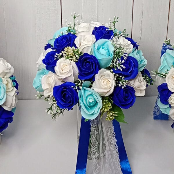 buchet mireasa albastru baby blue02