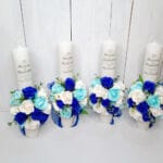 lumanri cununie albastru si alb