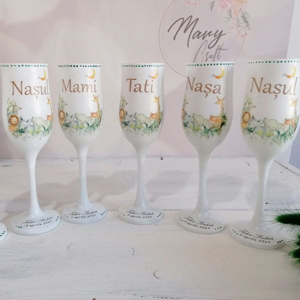 pahare botez jungle personalizate