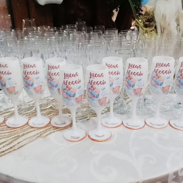 pahare botez ursulet baloane